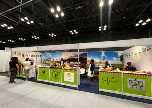 Company founders at the US Virgin Islands booth at the NY Now trade show in New York City in August of 2024. (Source: Industry Today)