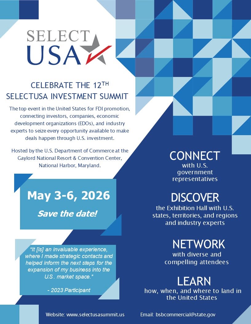 SelectUSA 2026 - Yellow Cedar SelectUSA 2026